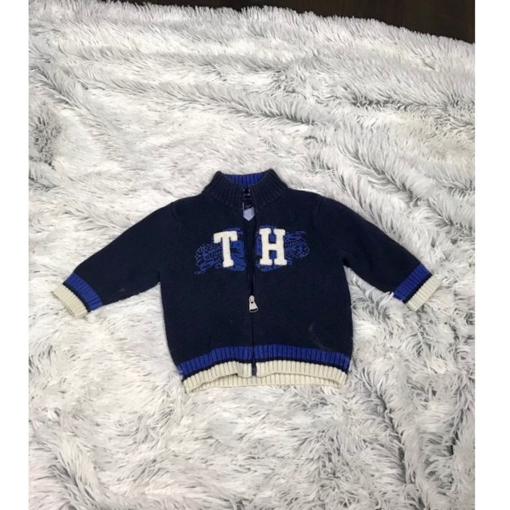 Tommy Hilfiger zip up Logo sweater